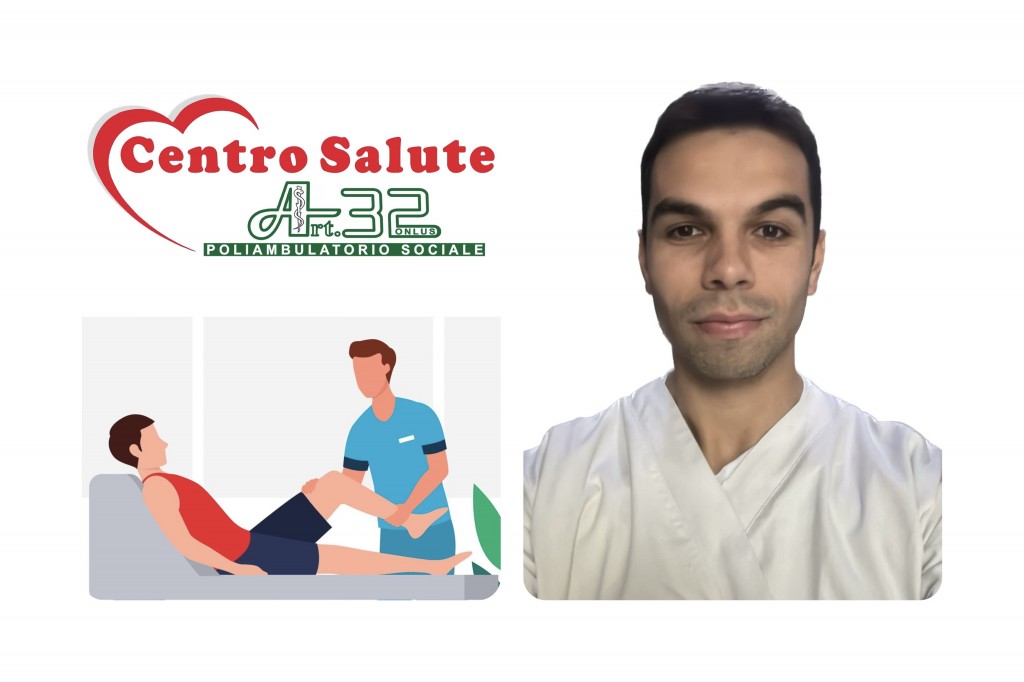IL DOTT. MATTIA FURIASSI, FISIOTERAPISTA, EFFETTUA TERAPIE MANUALI E STRUMENTALI PRESSO IL CENTRO SALUTE ART. 32 ONLUS
