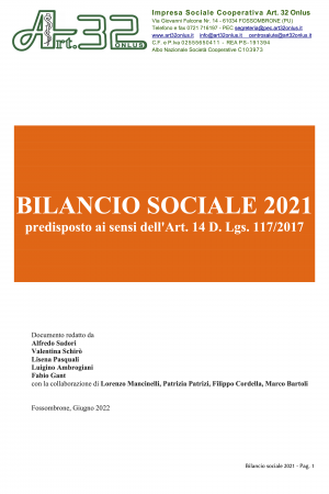 2021_Bilancio Sociale_art_32_onlus