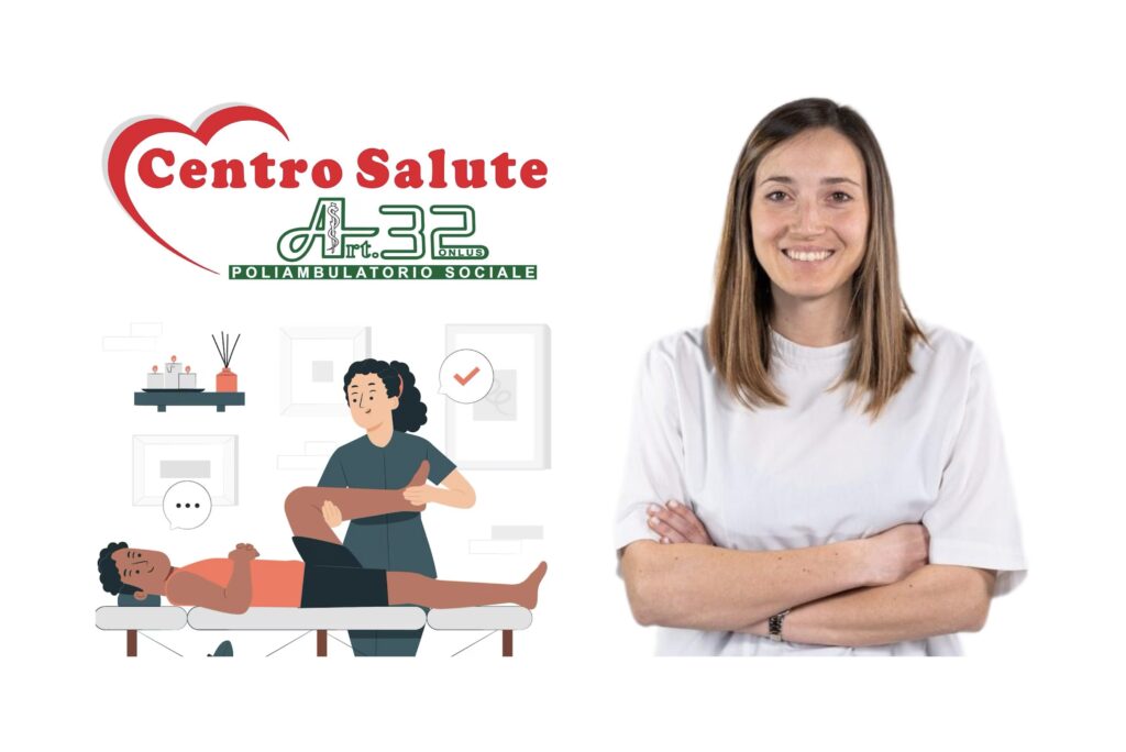 L’OSTOPATA D.O. BSC (HONS) GIOVANNA MARIANI EFFETTUA TRATTAMENTI PRESSO IL CENTRO SALUTE ART. 32 ONLUS