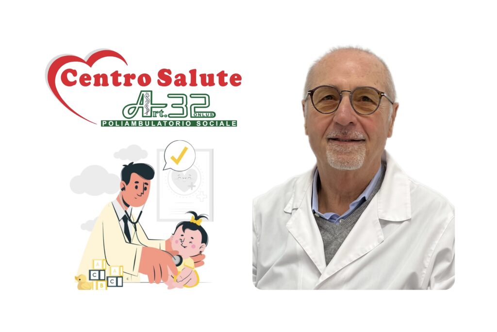 IL DOTTOR ROBERTO BUDASSI, PEDIATRA, EFFETTUA VISITE E PROVE ALLERGICHE PRESSO IL CENTRO SALUTE ART. 32 ONLUS DI PONTE DEGLI ALBERI